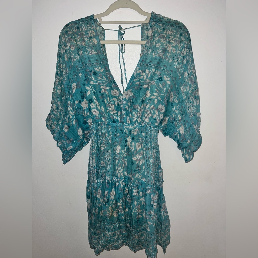 Love stitch blue dress